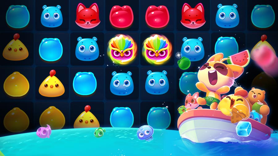 《海滨消消乐》游戏截图1