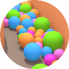 球球向下碰碰碰