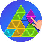 彩虹三角拼图