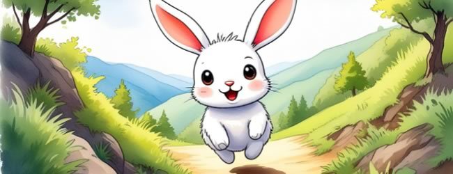 小兔子下山