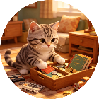 猫咪爱整理