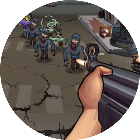 向僵尸枪战射击游戏