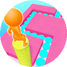 跑酷双人搭桥小游戏