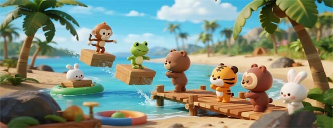 幸福蛙蛙要过河