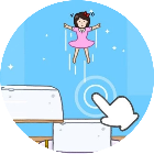 豆腐少女跳一跳