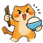 小富猫狂点碗筷