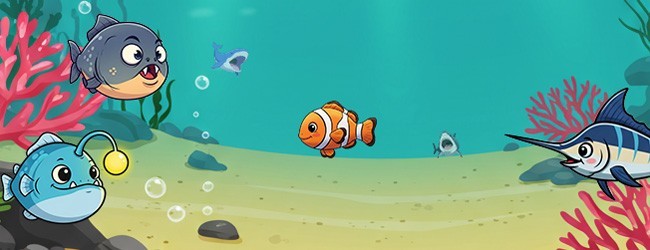 饥饿大鱼吃小鱼鱼