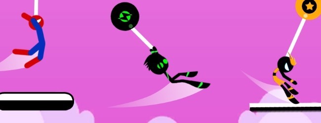 火柴人绳子飞人