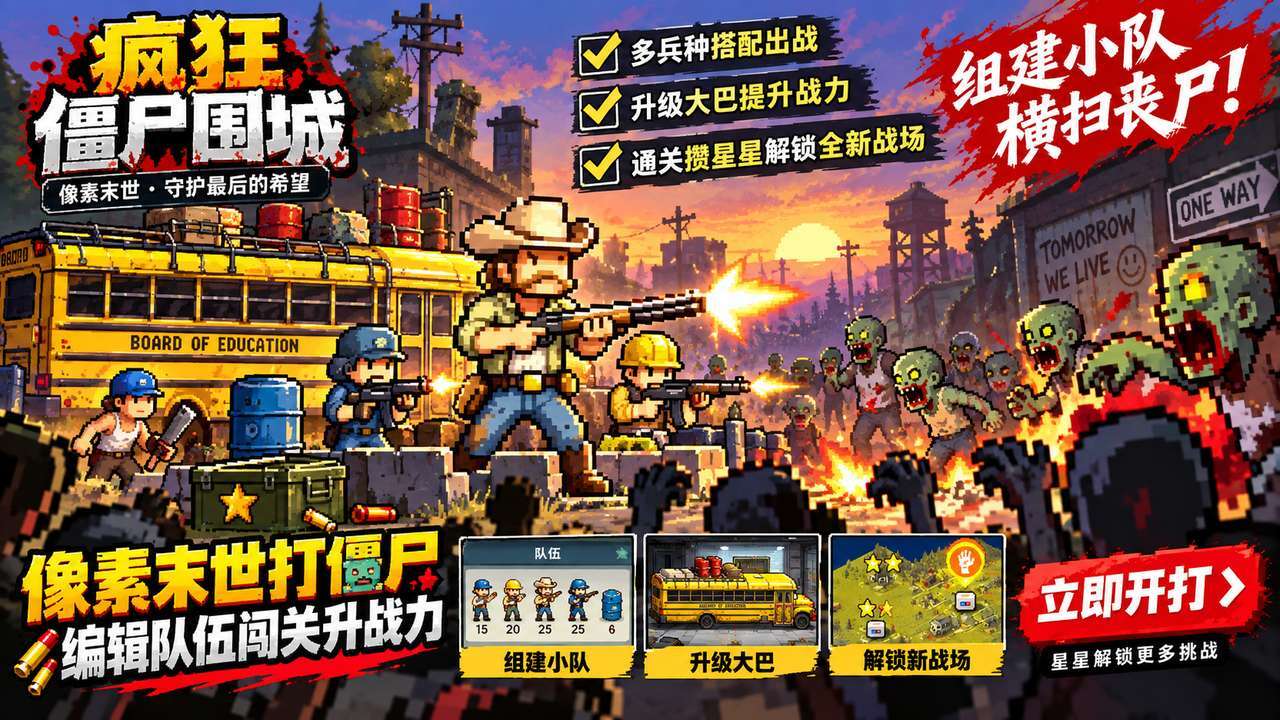 疯狂僵尸围城