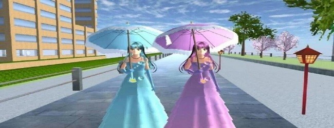 美少女樱花跑酷游戏