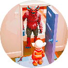 后室抓人躲猫猫小游戏