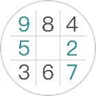 数独九宫格推理益智游戏