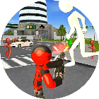 火柴人绳索英雄超人