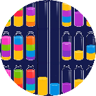 倒水瓶解压小游戏