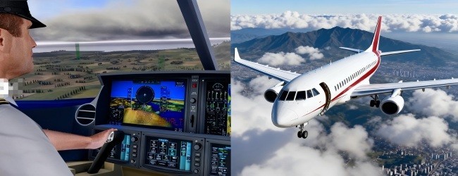 飞机飞行员模拟器