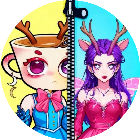 卡通贴纸休闲小游戏