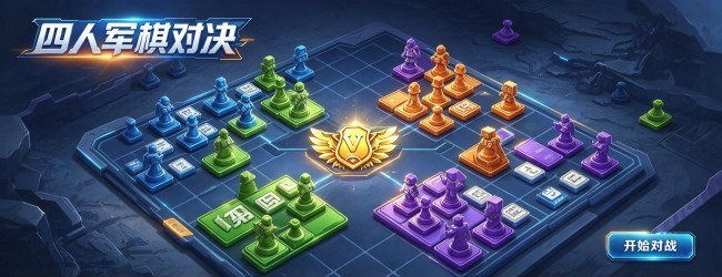 四人军棋对决