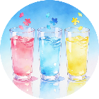 水色拼图