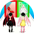 跑酷换装双人小游戏