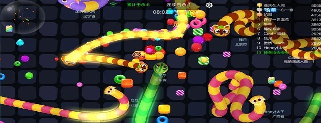 贪吃蛇进化作战小游戏