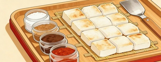 校门口自制霉豆腐