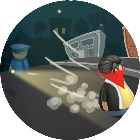 警察抓小偷跑酷游戏