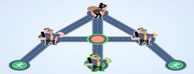 三个警察抓小偷