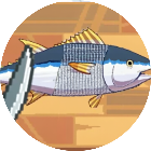 海上小船刮鱼鳞大师