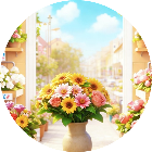 花园插花消除