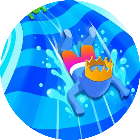 水上滑梯竞速
