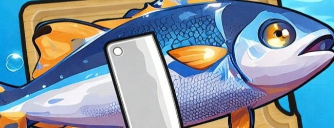 海上餐厅刮鱼鳞