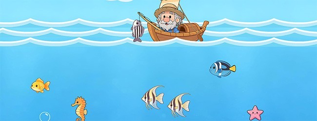 海上渔夫钓鱼游戏