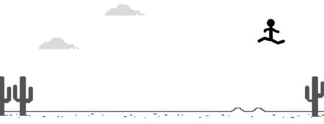 火柴人单人跑酷小游戏