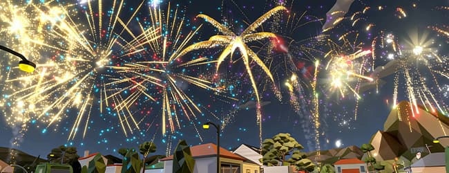 真实烟花模拟