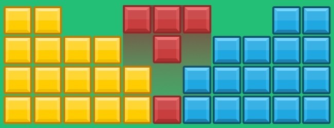 单人消方块小游戏