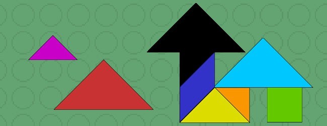 从易到难益智七巧板拼图