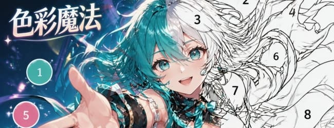 趣味数字填色游戏
