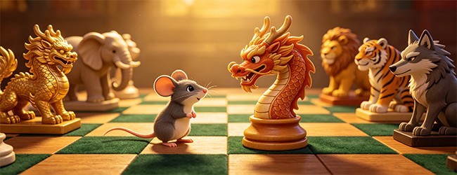 暗兽棋龙麟象狮虎