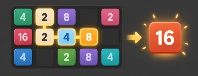 2048连连消