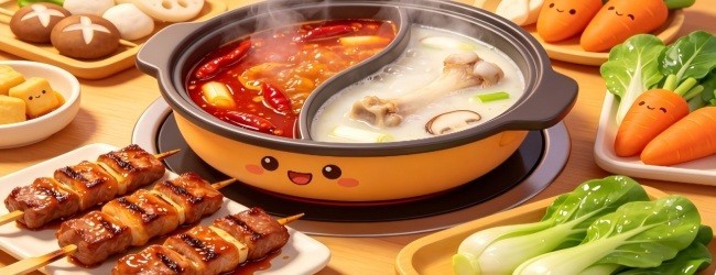 开个火锅烧烤店