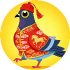 疯狂鸽子表情跳舞