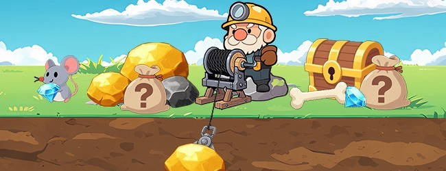 矿工挖金矿游戏