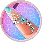 女生做美甲小游戏