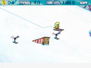 海绵宝宝雪崩逃亡
