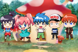 深蓝少年节日装扮