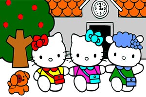 凯蒂猫填色