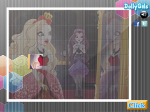 怪物魔镜女孩拼图