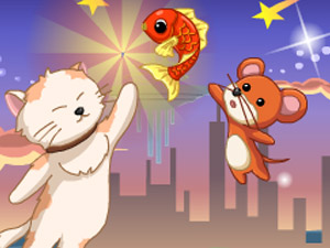 猫和老鼠爱吃鱼